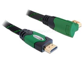 DELOCK High Speed HDMI-kábel típusú Ethernet   HDMI A dugós > HDMI A dugós derékszögű 4K 1 m DL82951 small