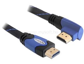 DELOCK High Speed HDMI-kábel típusú Ethernet   HDMI A dugós > HDMI A dugós derékszögű 4K 1 m DL82955 small