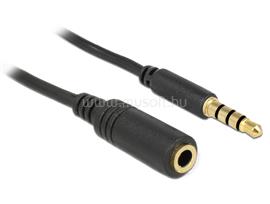 DELOCK hosszabbító kábel sztereó 3.5 mm jack apa / anya iPhonehoz 4 érintkezős 5 méteres DL84669 small