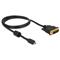 DELOCK Kábel - 83585 (micro HDMI -> DVI-D (24+1), apa-apa, 1m) DL83585 small