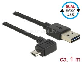 DELOCK Kábel, EASY-USB 2.0-s A-típusú csatlakozódugó > EASY-USB 2.0-s Micro-B típusú csatlakozódugó, DL83846 small