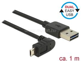 DELOCK Kábel, EASY-USB 2.0-s A-típusú csatlakozódugó > EASY-USB 2.0-s Micro-B típusú csatlakozódugó, DL83848 small
