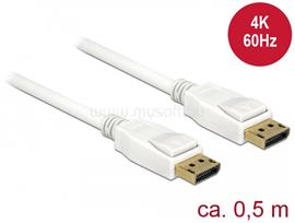 DELOCK Kábel Displayport 1.2 dugó > Displayport dugó 4K 60 Hz 0,5 m DL85507 small