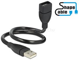 DELOCK kábel USB 2.0 A apa > A anya ShapeCable 0,35 m DL83498 small