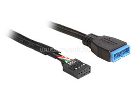 DELOCK kábel USB 2.0 pin header anya > USB 3.0 pin header apa 45 cm DL83776 small