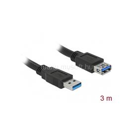 DELOCK kábel USB 3.0 Type-A male / female hosszabbító 3m fekete DL85057 small