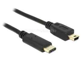 DELOCK Kábel USB Type-C  2.0 dugó > USB 2.0 Mini-B típusú dugó 2,0 m fekete DL83336 small