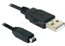 DELOCK kamera kábel USB-B mini 4 tűs Hirose - USB-A 1,5 m apa-apa DL82208 small