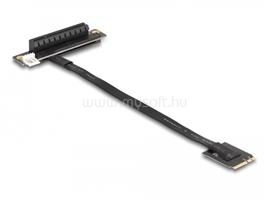 DELOCK M.2 kulcs A+E - PCIe x8 NVMe adapter hajlított 20 cm hosszú kábellel DL64219 small