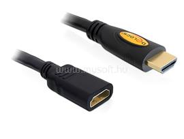 DELOCK magas sebességű HDMI hosszabbító kábel, Ethernettel, A apa / anya, 2 m DL83080 small