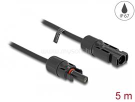DELOCK MC4 szolár kábel apa - anya 5 m fekete DL88230 small