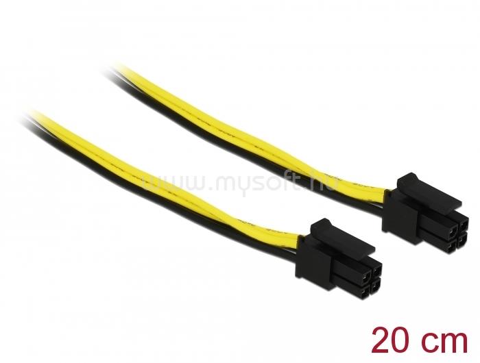DELOCK Micro Fit 3.0 Kábel, 4 tűs dugó > dugó 20 cm