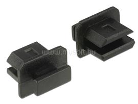 DELOCK Porvédő mini Displayport típusú kimenethez fogantyúval 10 db fekete DL64026 small