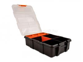 DELOCK Rendező doboz 11 egységgel, 220 x 155 x 60 mm méretben, narancs és fekete DL18419 small
