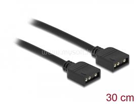 DELOCK RGB csatlakozó kábel 3 tűs 5 V-s RGB / ARGB LED fényhez 30 cm hosszú DL86013 small