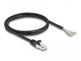 DELOCK RJ50 kábel apa - nyílt vezetékvégek S/FTP 1 m fekete DL80205 small