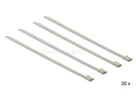 DELOCK Rozsdamentes acél kábelkötegelők, 150 x 4,6 mm (H x Sz), 20 darab DL18630 small