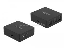 DELOCK S/PDIF TOSLINK kapcsolat 1 bemenettel és 3 kimenettel USB tápellátással DL63397 small