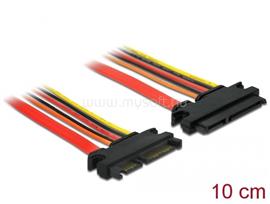 DELOCK SATA 6Gb/s 22 tűs csatlakozó > SATA 22 tűs aljzat hosszabbító kábel 10cm DL84917 small