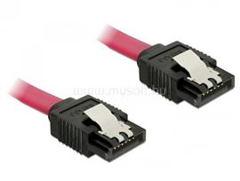 DELOCK SATA 6Gbps 10cm egyenes-egyenes piros kábel DL82674 small