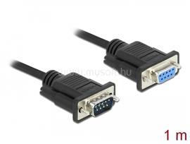 DELOCK Sub-D9-es, RS-232 soros kábel, apa-anya, 1 m DL86578 small