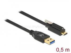 DELOCK SuperSpeed USB 10 Gbps (USB 3.2 Gen 2) kábel A-típusú apa csatlakozó - USB Type-C  apa csatlakozó DL84025 small