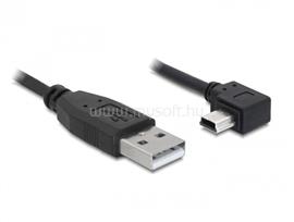 DELOCK USB 2.0-A apa - USB mini-B 5 tűs  könyök apa átalakító kábel, 5m DL82684 small