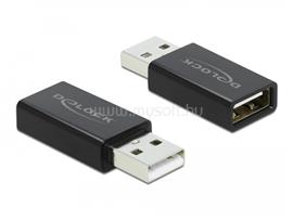 DELOCK USB 2.0 Adapter - A-típusú apa csatlakozó - A-típusú anya csatlakozó adat blokkoló DL66529 small