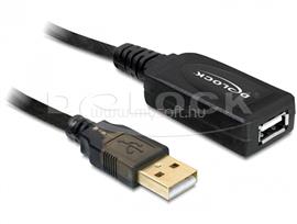 DELOCK USB 2.0-ás hosszabbító kábel (aktív), 15 m DL82689 small