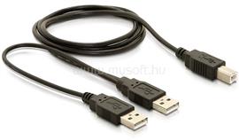 DELOCK USB 2.0-B   USB-A hálózati + hálózati/adat kábel DL82394 small