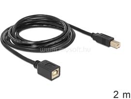 DELOCK USB 2.0 B apa > B anya hosszabbító kábel, 2 m DL83427 small