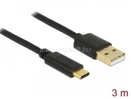 DELOCK USB 2.0 kábel A-típusú a Type-C 3 m DL85209 small