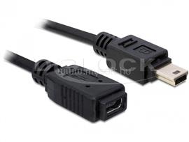 DELOCK USB 2.0 mini-B hosszabbító kábel, apa-anya 1m DL82667 small