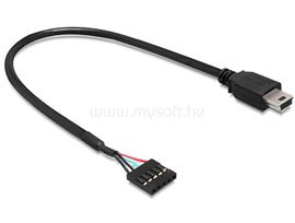 DELOCK USB 2.0 pin fejes anya > USB mini apa kábel, 30 cm DL83170 small