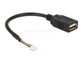 DELOCK USB 2.0-s csatlakozóval ellátott kábel, 1,25 mm, 4 tűs > USB 2.0 A-típusú csatlakozó 15cm DL84834 small