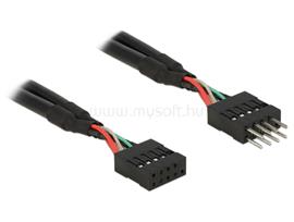 DELOCK USB 2.0 tűs fejléc hosszabbító kábel 10 tűs apa / anya 10 cm DL83872 small