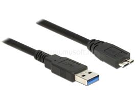 DELOCK USB 3.0-s kábel A-típusú csatlakozódugóval > USB 3.0-s, Micro-B-típusú csatlakozódugóval, 1,5 DL85073 small