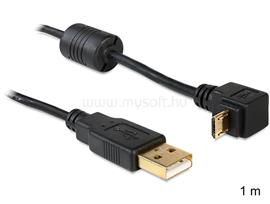 DELOCK USB-A apa > USB micro-B apa kábel, 90 -ban forgatott fel/le DL83148 small