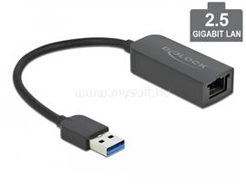 DELOCK USB A-típusú adapter apa   2,5 Gigabit LAN kompakt DL66646 small