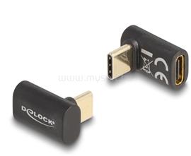DELOCK USB-adapter 40 Gbps USB Type-C PD 3.0 100 W 8K 60 Hz fekete DL60056 small