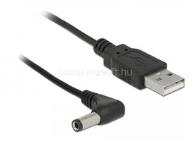 DELOCK USB tápkábel DC 5,5 x 2,5 mm-es 90 -os apára 1,5 m DL85588 small