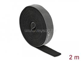 DELOCK Velcro fekete ragasztószalag guriga Hx 2 m x Sz 15 mm DL18383 small