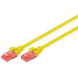 DIGITUS CAT6 U/UTP LSZH 10m sárga patch kábel DK-1617-100/Y small