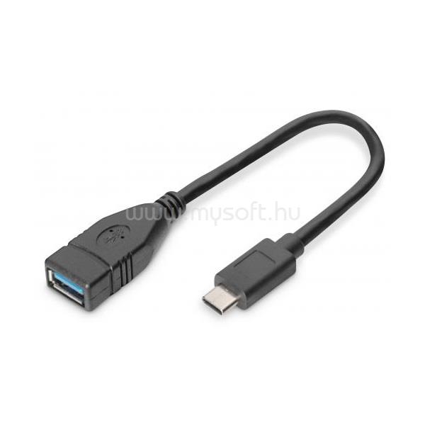 DIGITUS USB 3.0 Type A anya-> USB 3.0 Type C apa 0,15m OTG adapter