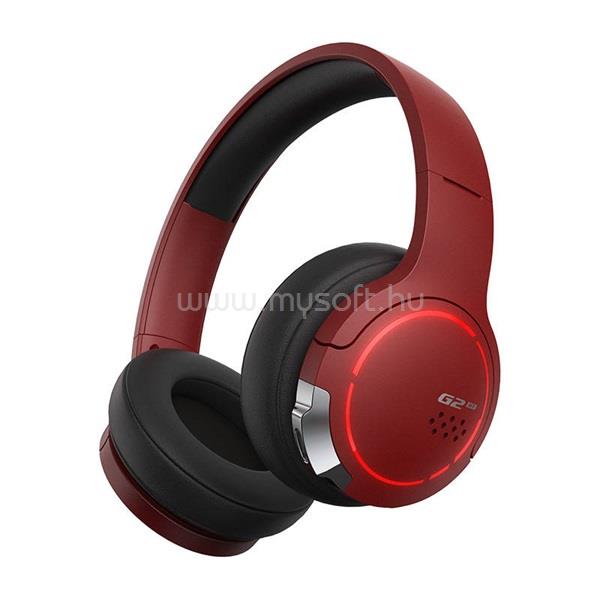 EDIFIER HECATE G2BT Bluetooth gamer fejhallgató (piros)