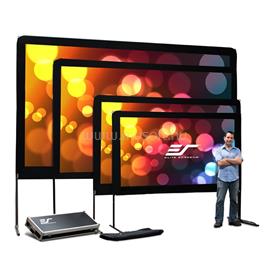 ELITESCREEN 100" (16:9) mobil szabadtéri vászon OMS100H2 (222 x 125 cm, Fekete) + táska OMS100H2 small