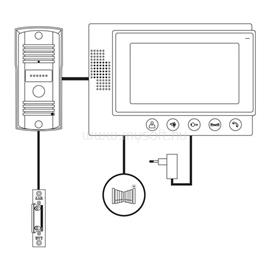 EMOS H2017 fehér videó kaputelefon szett EMOS_H2017 small