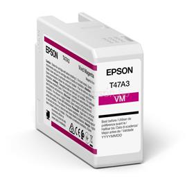 EPSON T47A3 Eredeti bíbor UltraChrome Pro tintapatron (50 ml) C13T47A30N small