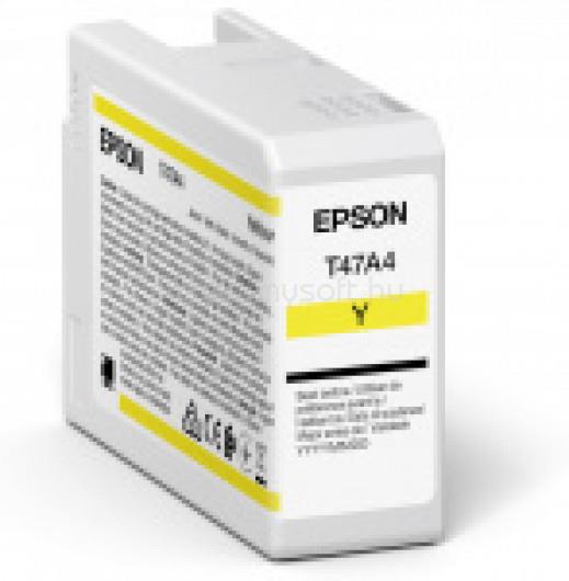 EPSON T47A4 Eredeti sárga UltraChrome Pro tintapatron (50 ml)