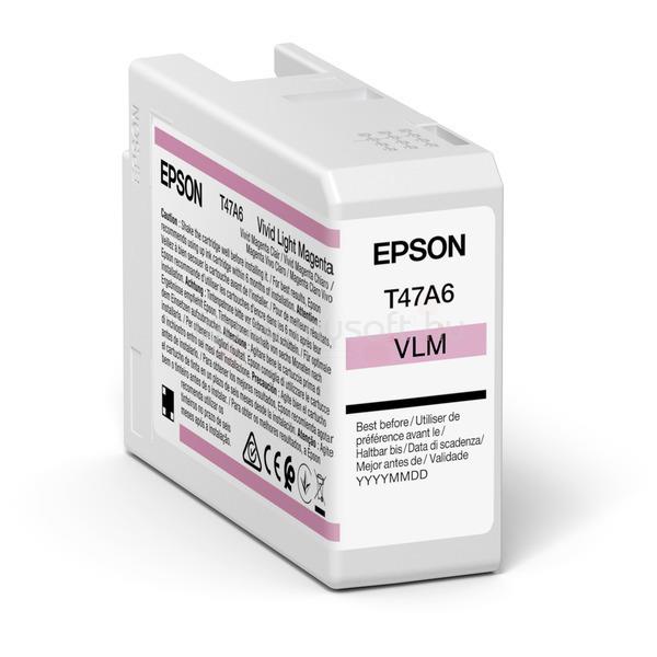 EPSON T47A6 Eredeti Vivid világos bíbor UltraChrome Pro tintapatron (50 ml)